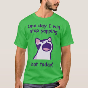 Donkere tekst tikken t-shirt