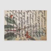 Donkere tekstvlinderdeeg weefselpapier tissuepapier (Voorkant)