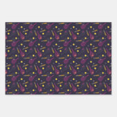 Donkere tennispatronen op inpakpapier vel (Voorkant 2)