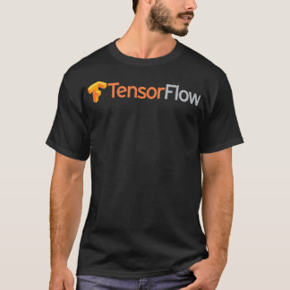 Donkere Tensorflow softwareontwikkelaar T T-shirt
