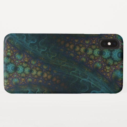 Donkere Tentacle Fractal Art Case-Mate iPhone Case (Achterkant (horizontaal))