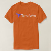 Donkere Terraform Software Developer T-shirt (Design voorkant)