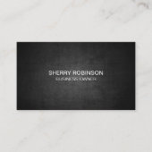 Donkere textuurachtergrond visitekaartje (Voorkant)