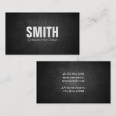 Donkere textuurachtergrond visitekaartje (Voorkant / Achterkant)