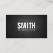 Donkere textuurachtergrond visitekaartje (Voorkant)