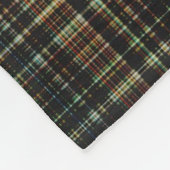 Donkere tonartan (geplakt) op maat fleece deken (Hoek)