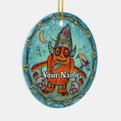 Donkere Tovenaar Monster Keramisch Ornament (Rechts)