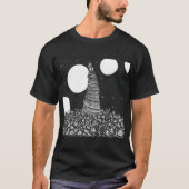 Donkere tower t-shirt (Voorkant)