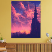 Donkere tower Verrekte canvas afdrukken (Insitu (Woonkamer))