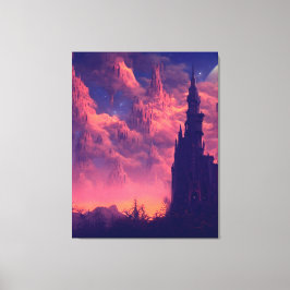 Donkere tower Verrekte canvas afdrukken