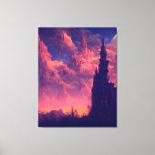 Donkere tower Verrekte canvas afdrukken (Voorkant)