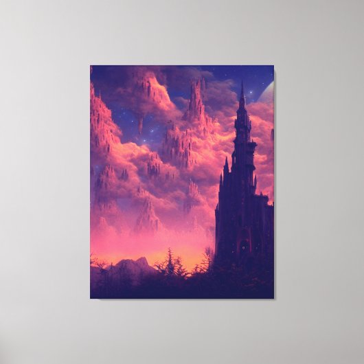 Donkere tower Verrekte canvas afdrukken (Voorkant)