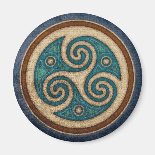 Donkere Triskele Magneet (Voorkant)