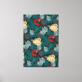 Donkere tropisch canvas afdruk (Voorkant)