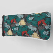 Donkere tropisch golfheadcover (Voorkant)