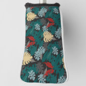 Donkere tropisch golfheadcover (Draai 90)