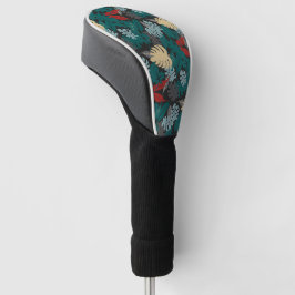 Donkere tropisch golfheadcover