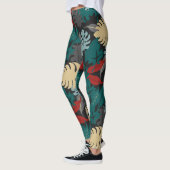 Donkere tropisch leggings (Links)