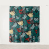 Donkere tropisch wandkleed (Voorkant)