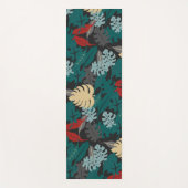 Donkere tropisch yogamat (Voorkant)