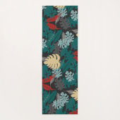 Donkere tropisch yogamat (Achterkant)