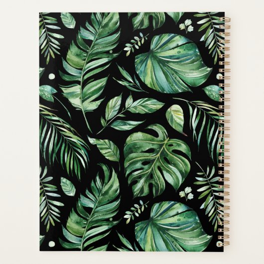 Donkere, tropische Oerwoud Leaf Planner (Achterkant)