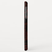 Donkere tuinrode Romantische vloeren Gothic Glam Case-Mate iPhone Case (Achterkant/links)