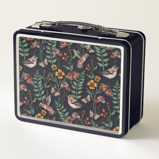 Donkere tuinvogels en vlinders (Achterkant)