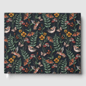 Donkere tuinvogels en vlinders gastenboek (Voorkant)