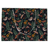 Donkere tuinvogels en vlinders groot cadeauzakje (Achterkant)