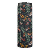 Donkere tuinvogels en vlinders thermosbeker (Achterkant)