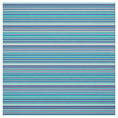 Donkere Turquoise, bisque & Midnight Blue Stof (Swatch)
