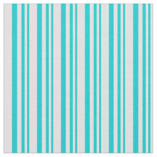 Donkere Turquoise en lavender Lined/Striped Patter Stof