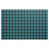 Donkere Turquoise en zwarte buffelplaat Stof (Fat Quarter)