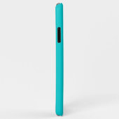Donkere turquoise kleur achtergrond Case-Mate iPhone case (Achterkant/rechts)