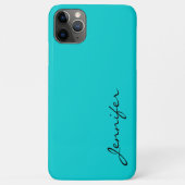 Donkere turquoise kleur achtergrond Case-Mate iPhone case (Achterkant)