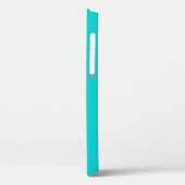 Donkere turquoise kleur achtergrond Case-Mate iPhone case (Achterkant / Links)