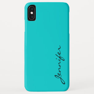 Donkere turquoise kleur achtergrond Case-Mate iPhone case