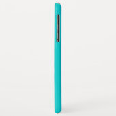 Donkere turquoise kleur achtergrond Case-Mate iPhone case (Achterkant/links)