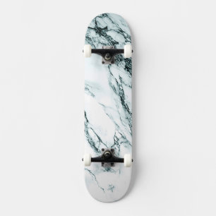 Donkere Turquoise Vein Marble Skateboard