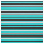 Donkere Turquoise, zwart & lavender Pattern Stof (Swatch)