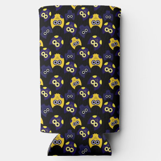 donkere uil seltzer blikjeskoeler (Achterkant)