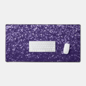 Donkere ultra violet paarse glitter sparken bureaumat (Keyboard & Muis)