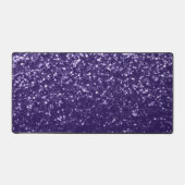 Donkere ultra violet paarse glitter sparken bureaumat (Voorkant)