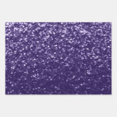 Donkere ultra violet paarse glitter sparken inpakpapier vel (Voorkant 3)