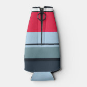 Donkere uniforme strepen flesjeskoeler (Achterkant)