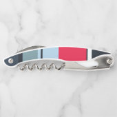 Donkere uniforme strepen kurkentrekker (Achterkant)