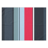 Donkere uniforme strepen tafelkleed (Voorkant (Horizontaal))