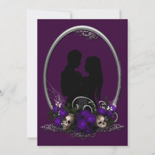 Donkere Union Vampire Gothic Wedding Kaart
