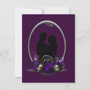Donkere Union Vampire Gothic Wedding Kaart